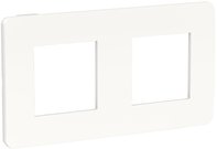 Unica Studio Рамка 2-ная, белый/белый