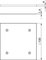 Заглушка для монтажного отверстия Telitank 100x100x3 мм (сталь)