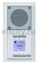 Радиоприемник, моно/стерео радио RDS, будильник, часы, запоминает 6-ть FM станций, компектуется рамкой, пластик белый