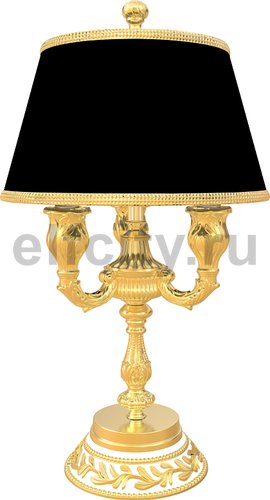 Точечный светильник Table Lamp Portofino, Gold White Patina