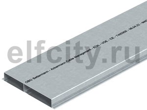 Кабельный канал для заливки в стяжку EUK 2000x190x28 мм (сталь)