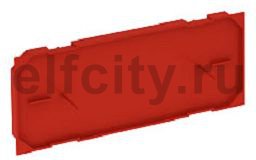 Сигнальная крышка для монтажной коробки 3xModul45 180x77 мм (красный)