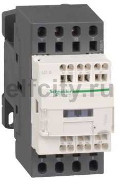 КОНТАКТОР D 4P (2НО+2НЗ), АС1 25 А, НО+НЗ, 24V DС, 2.4 ВТ, ОГРАН.ПЕР