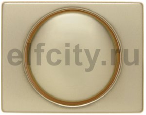 Центральная панель с регулирующей кнопкой для поворотного диммера, Arsys, металл, цвет: золотой