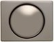 Центральная панель с регулирующей кнопкой для поворотного диммера, Arsys, металл, цвет: светло-бронзовый