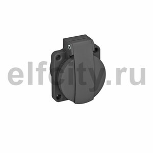 нет серт. Розетка IP44 0° для блока питания VH 50x61 мм (черный)