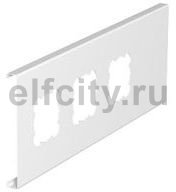 Приборная накладка для монтажа устройств 110x300 мм (сталь,белый)