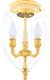 Точечный светильник New Chandeliers Bologna I, Gold White Patina