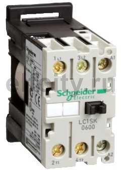 КОНТАКТОР МИНИ SK 2P AC3 3P, 6 А, 42V 50/60 ГЦ,