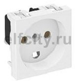 Розетка датский стандарт DK, 250 В, 16A (белый)