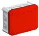 Распределительная коробка T100, 150x116x67, красная крышка