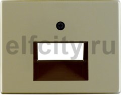 Центральная панель для UAE/E-DAT Design/Telekom розетка ISDN, Arsys, металл, цвет: светло-бронзовый
