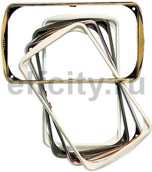 Обрамление декоративное для 2-постовых рамок, серия Stylo, цвет золото