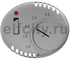 Накладка для терморегулятора 8140.1, серия TACTO, цвет серебро