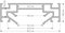 Закладной профиль для натяжного потолка Denkirs TR3030-AL