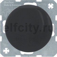 Штепсельная розетка SCHUKO с откидной крышкой, R.1/R.3, цвет: черный
