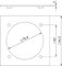 Накладка блока питания VH для монтажа устройств, 95x95 мм (желтый)