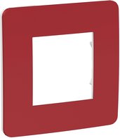 Unica Studio Рамка 1-ная, красный/белый