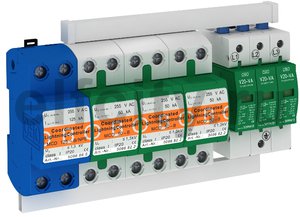 Комплект УЗИП 3+NPE (Класс I+II), 255 В