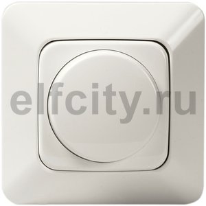 Светорегулятор электронный поворотный 1-10 В, для люминисцентных ламп, серия Jussi, цвет белый