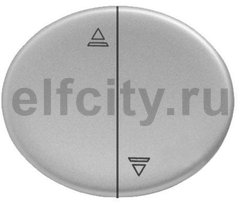 Клавиша для механизма выключателя жалюзи 8144 и 8144.1, серия TACTO, цвет серебро