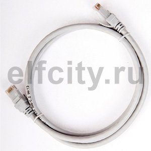 ITK Коммутационный шнур (патч-корд), кат.6 FTP, LSZH, 15м, серый