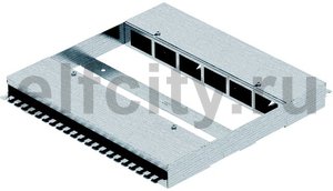 Распределитель энергии для фальш-пола 400x420x50 мм для 2x6 FLF-разъема (сталь)