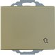 Штепсельная розетка SCHUKO с откидной крышкой, Arsys, металл, цвет: светло-бронзовый