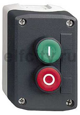 Кнопочный пост 2 кнопки с возвратом XALD214