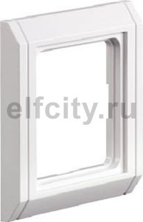 Рамка одинарная для серии Aura 86x86 мм (белый)