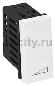 Диммер клавишный для активных и индуктивных нагрузок 45x22,5 мм (черный)